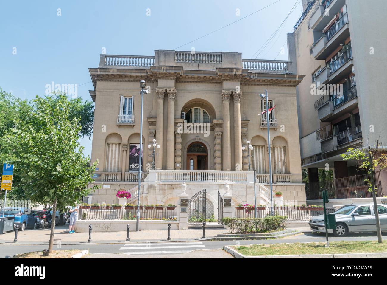 Belgrad, Serbien - 7. Juni 2022: Nikola Tesla Museum. Nikola Tesla war ein serbisch-amerikanischer Erfinder, Elektroingenieur, Maschinenbauingenieur und Futu Stockfoto