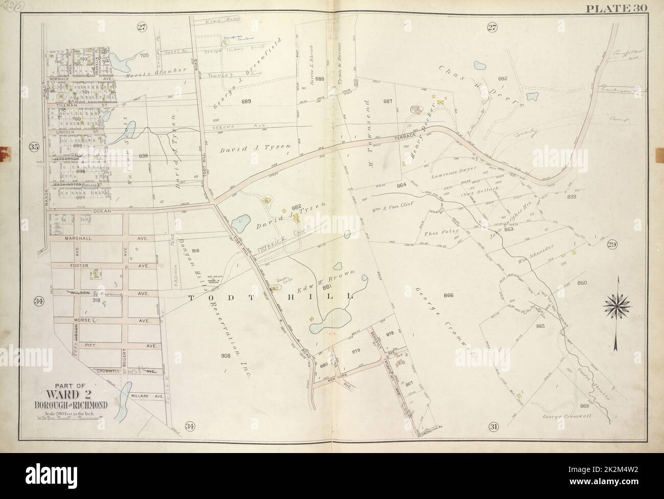 Kartografisch, Karten. 1917. Lionel Pincus und Prinzessin Firyal Map