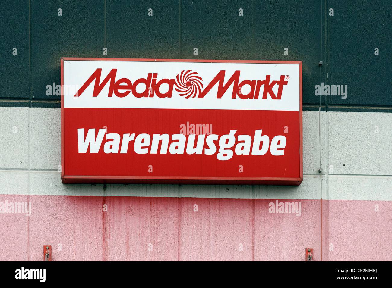 Mediamarkt Warenausgabe Stockfoto