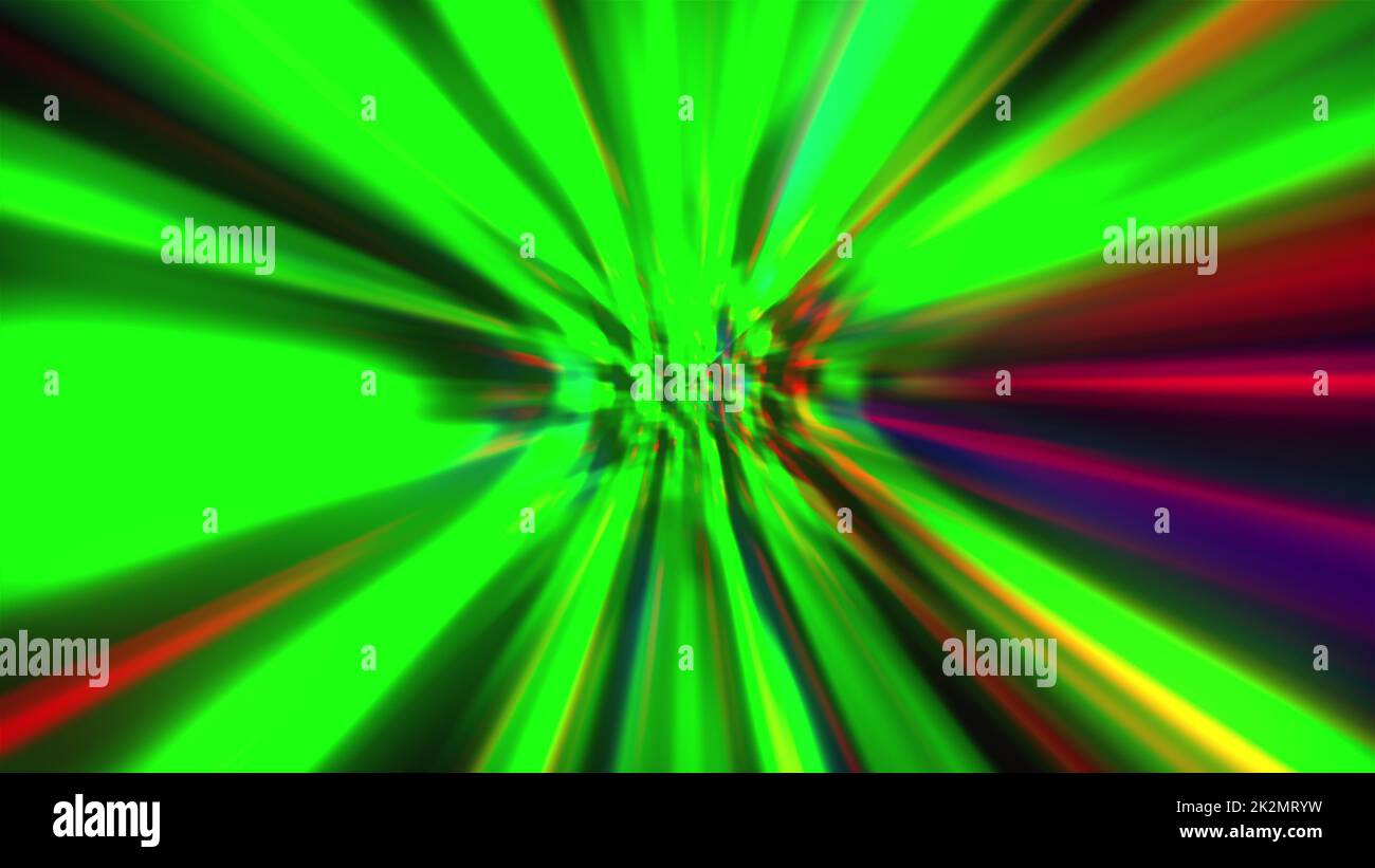 Farbenfrohe leuchtende Linien Stockfoto