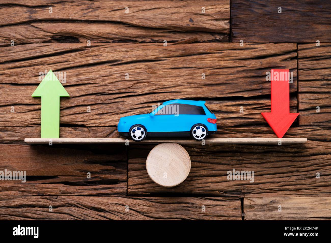 Marktpreis Für Fahrzeuge Erhöht Stockfoto