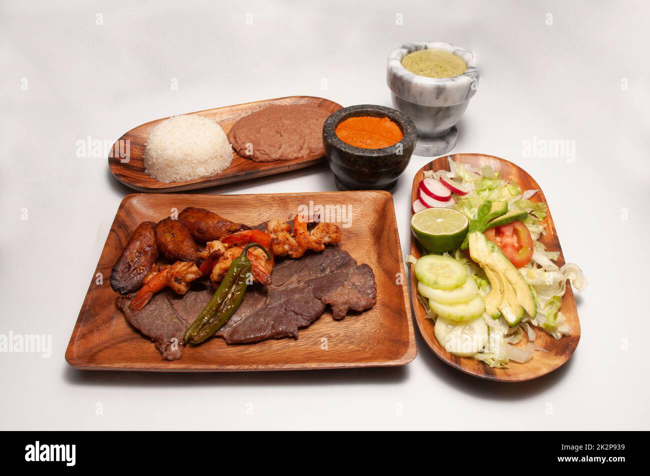 Mexikanische Carne Asada Stockfoto