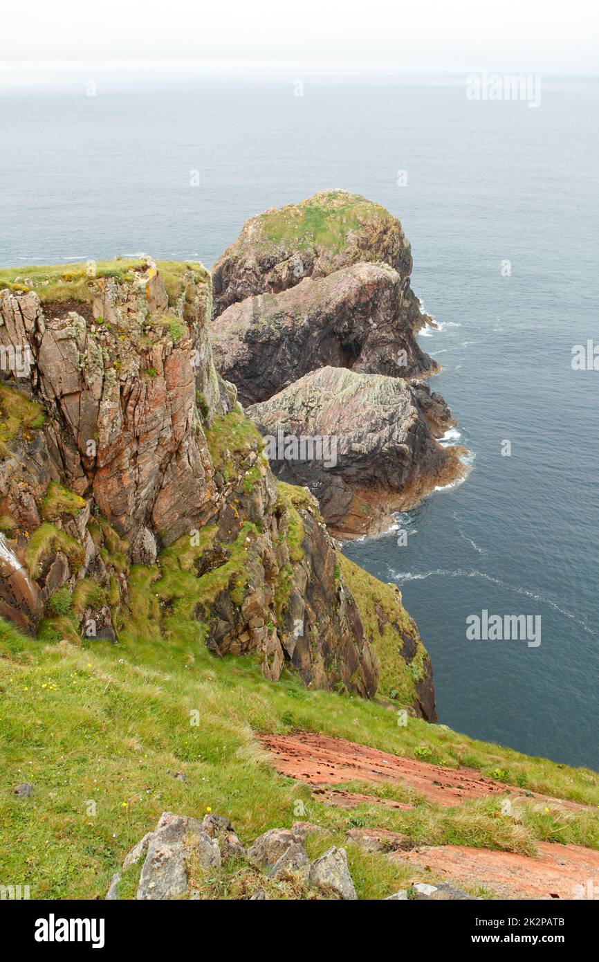 Cliffs of Cape Wrath - Durness, Sutherland, Großbritannien Stockfoto