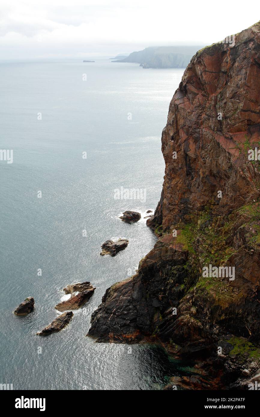 Cliffs of Cape Wrath - Durness, Sutherland, Großbritannien Stockfoto