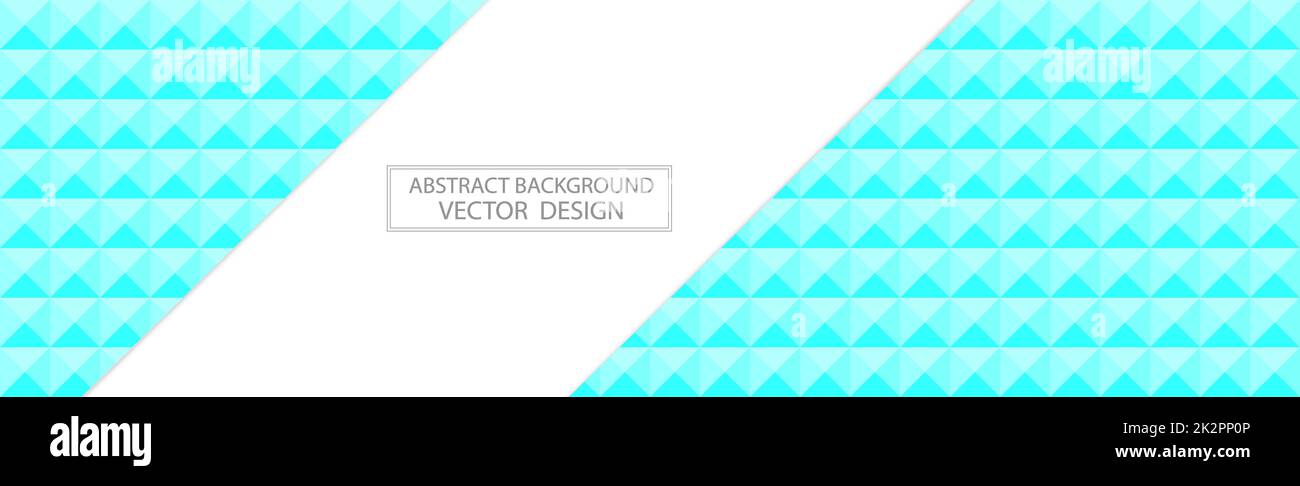 Panorama-Vorlage für blauen Webhintergrund mit vielen identischen Quadraten – Vektor Stockfoto
