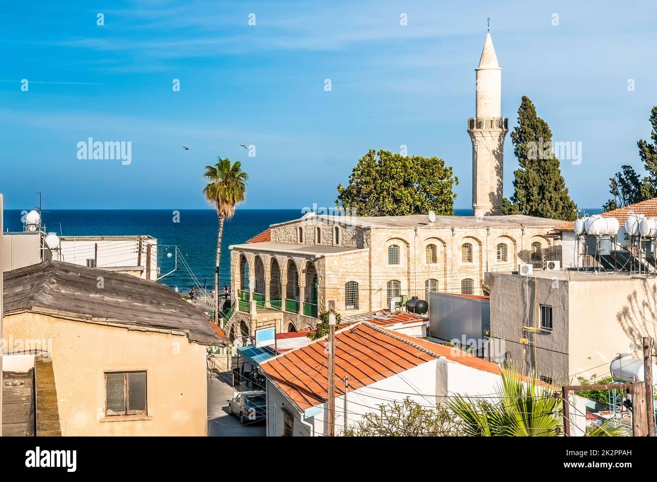 Alte Stadt von Larnaca. Zypern Stockfoto