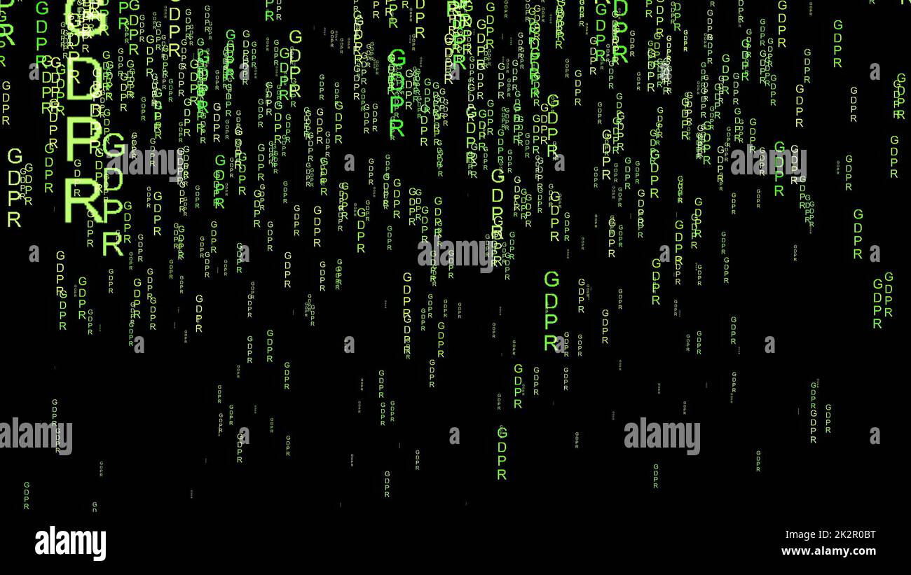 Fake News Daten Online-Code 3D Illustration Stockfoto