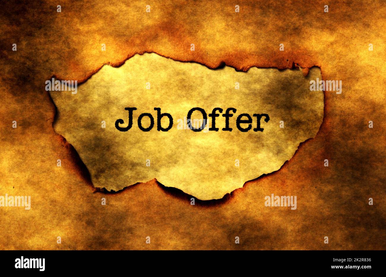 Job-Angebot-Konzept Stockfoto