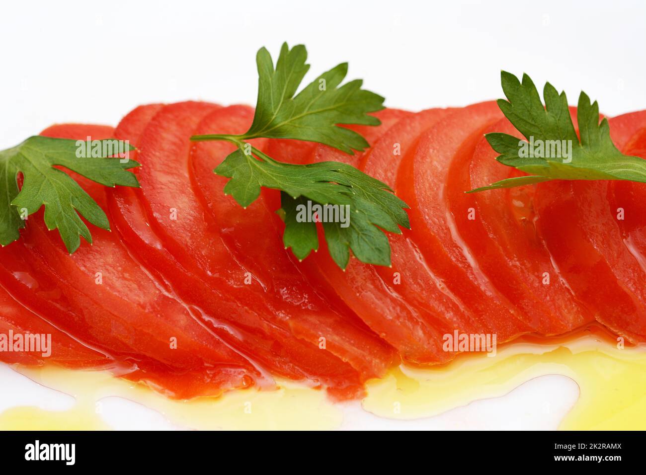 Tomaten-Salat Stockfoto