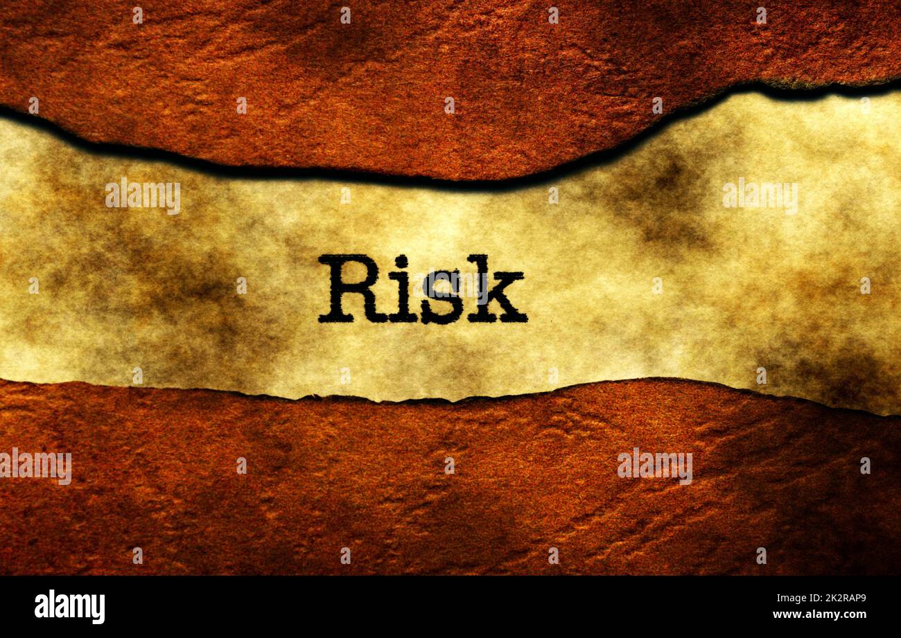 Risk-Konzept Stockfoto