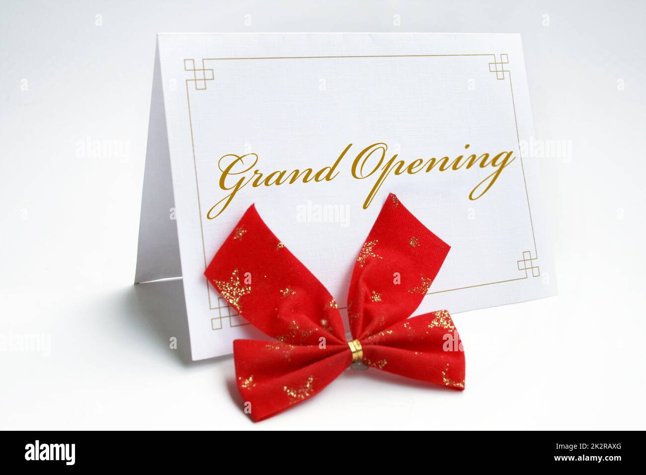 Einladung-Grand opening Stockfoto