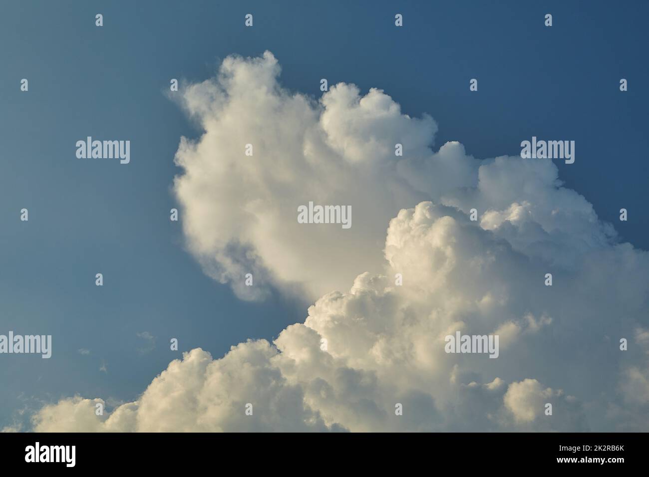 Wolken am Himmel vor Sturm Stockfoto