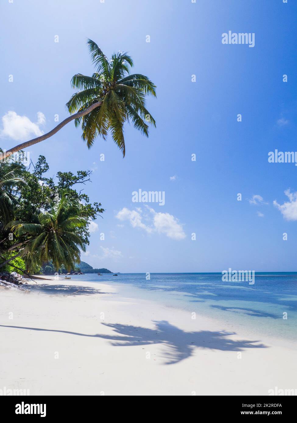 Seychellen, Praslin - Anse St. Sauveur Stockfoto