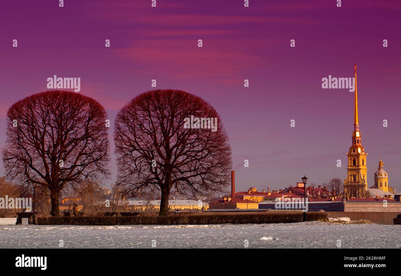 Peter und Paul-Festung, Sankt Petersburg, Russland Stockfoto