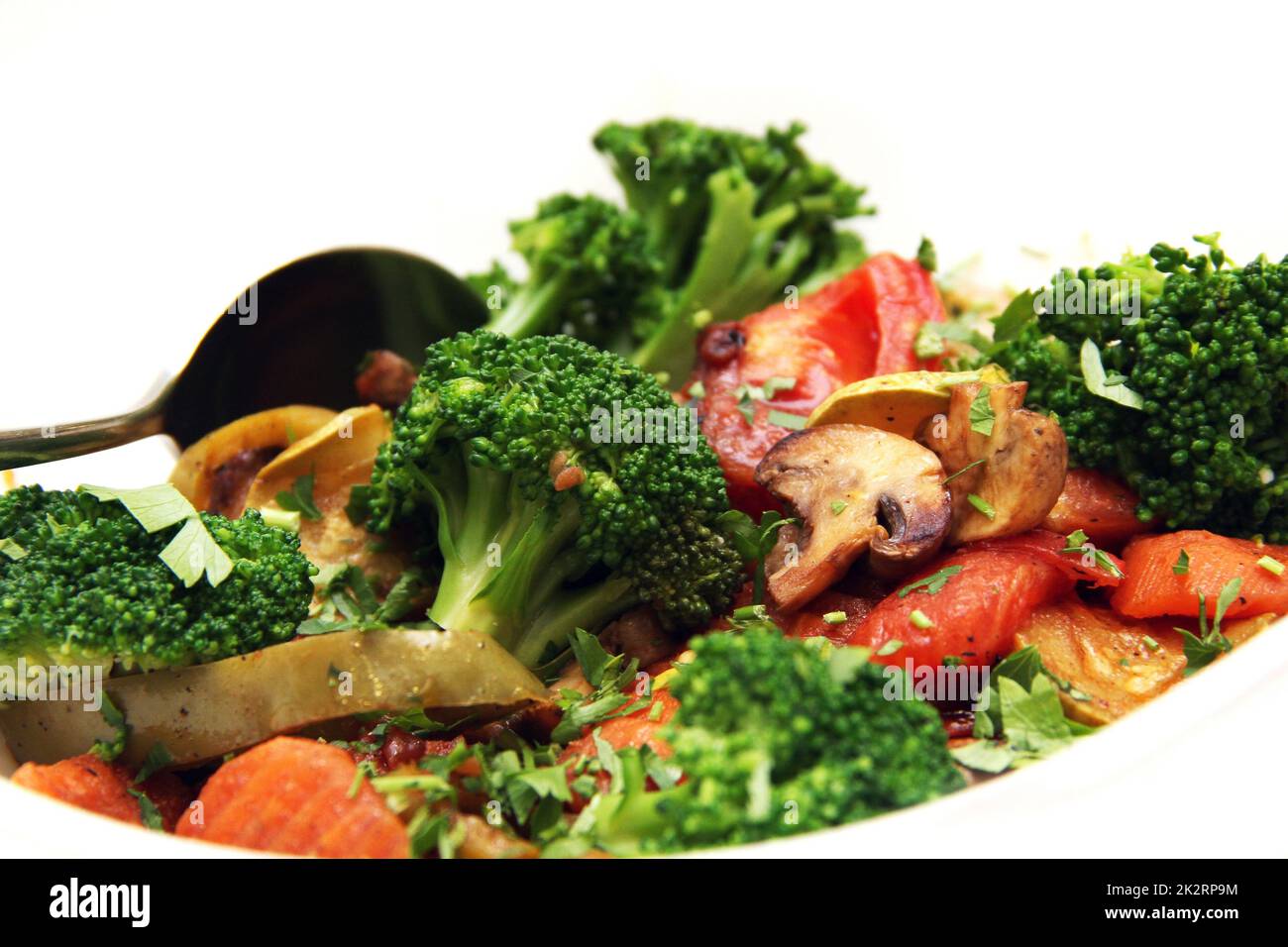 Broccoli-Salat Stockfoto