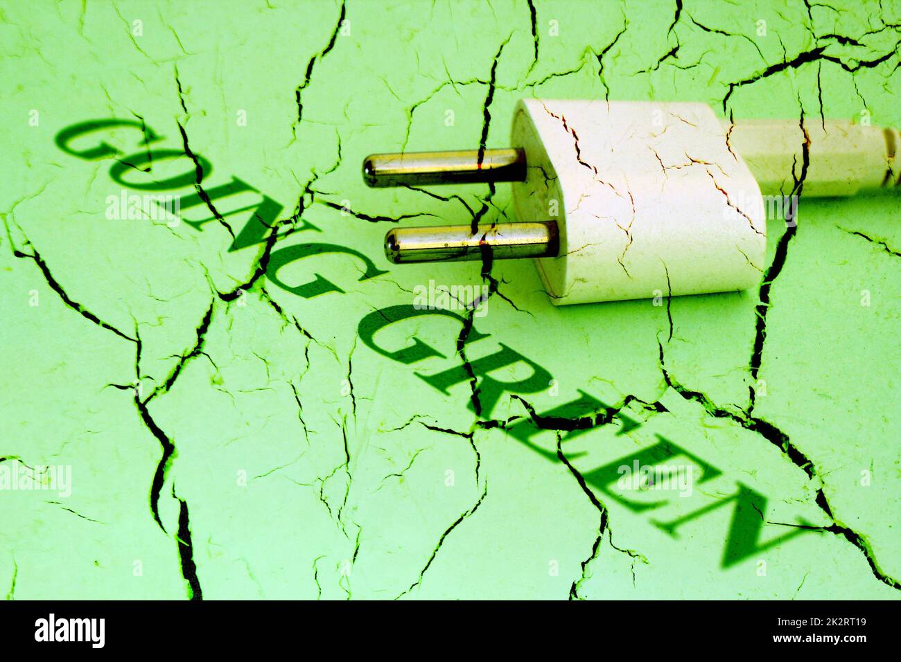 Gehendes Grün Stockfoto