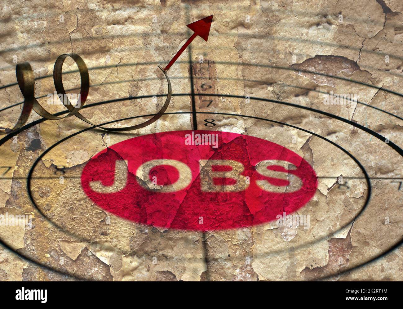 Jobs-Ziel Stockfoto