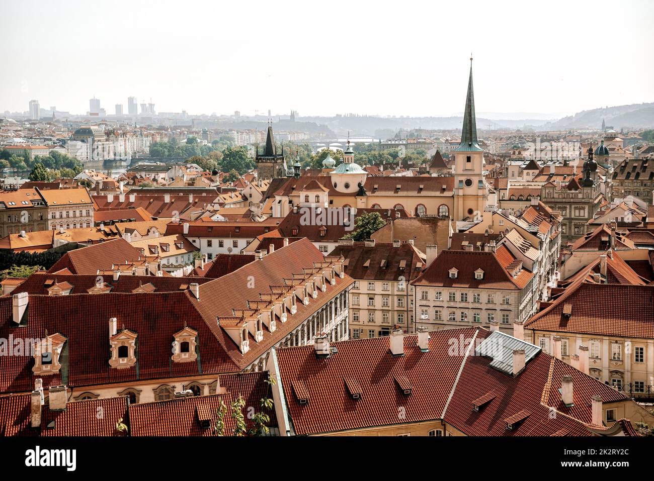 Stadtbild des alten Prag. Tschechische Republik Stockfoto