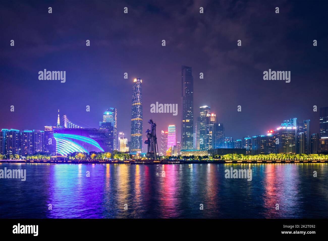 Guangzhou Skyline. Guangzhou, China Stockfoto