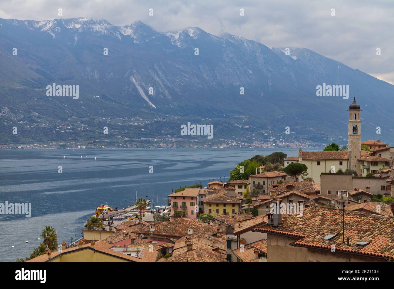 Ansicht von Limone Sul Garda Stockfoto