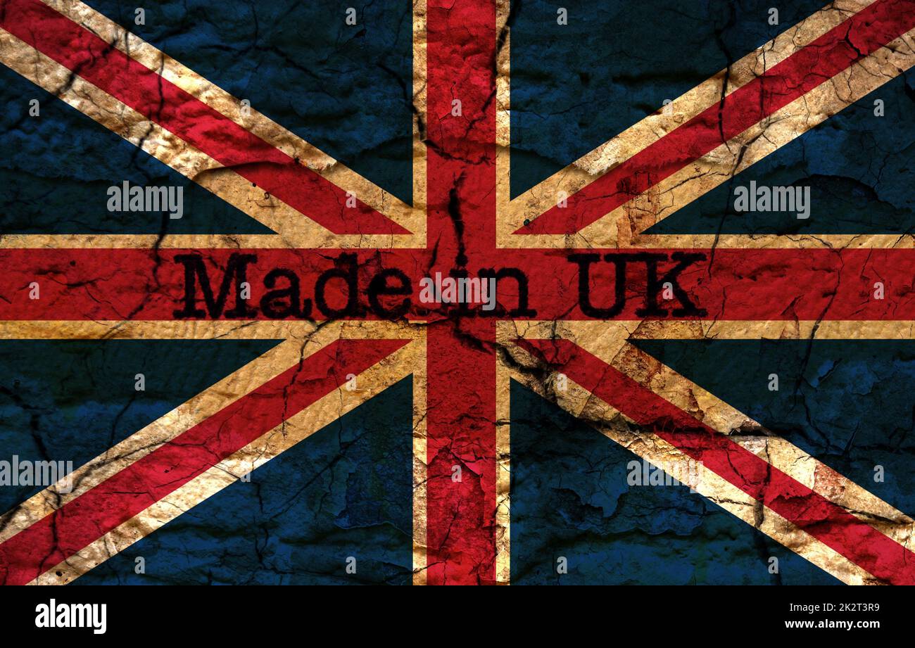 Made in UK Stockfoto