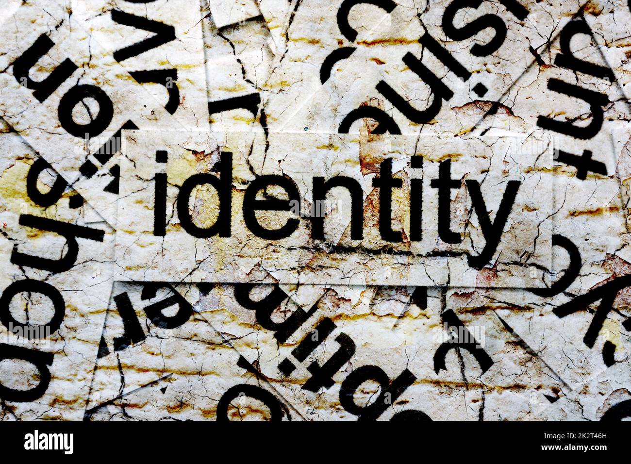 Identity-Konzept Stockfoto