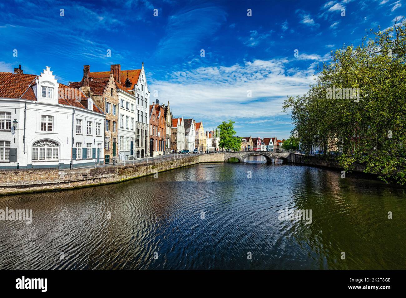 Brügge Blick auf die Stadt, Belgien Stockfoto