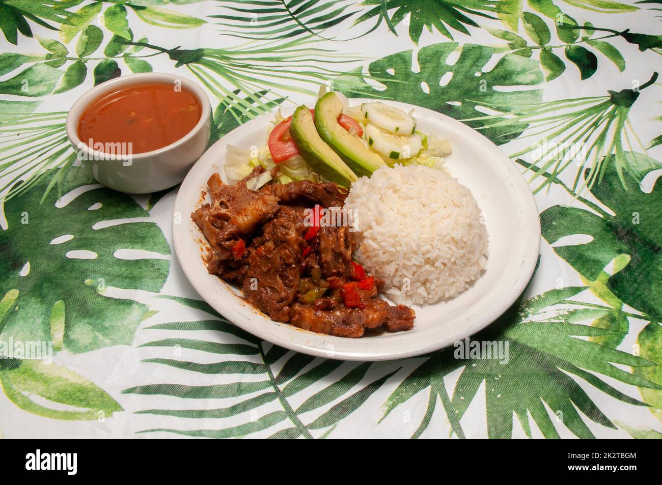 Köstlicher Oxtails-Eintopf Stockfoto