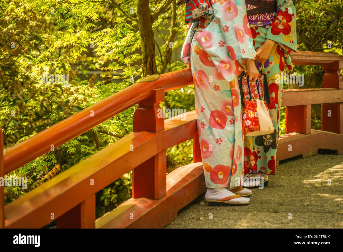 Kimono-Frau-Image Stockfoto