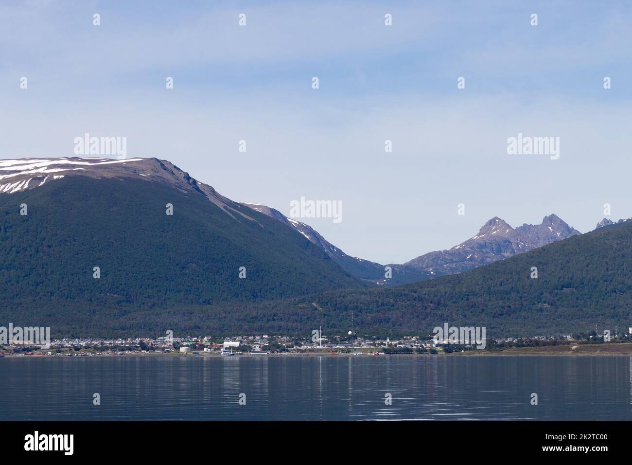 Puerto Williams, die südlichste Stadt der Welt, Chile Stockfoto
