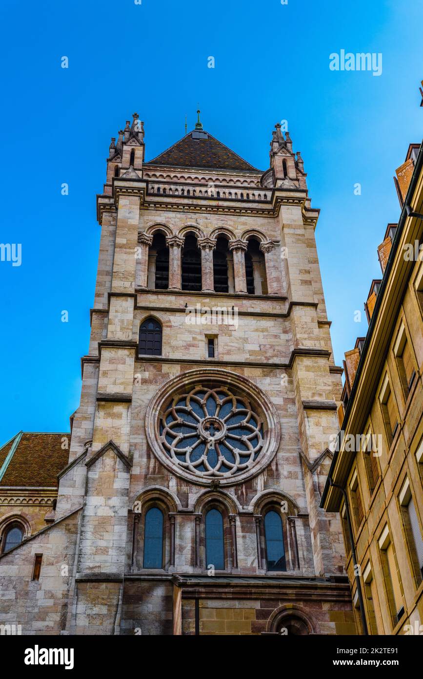 St. Pierre Kathedrale im Zentrum von Genf, Schweiz Stockfoto