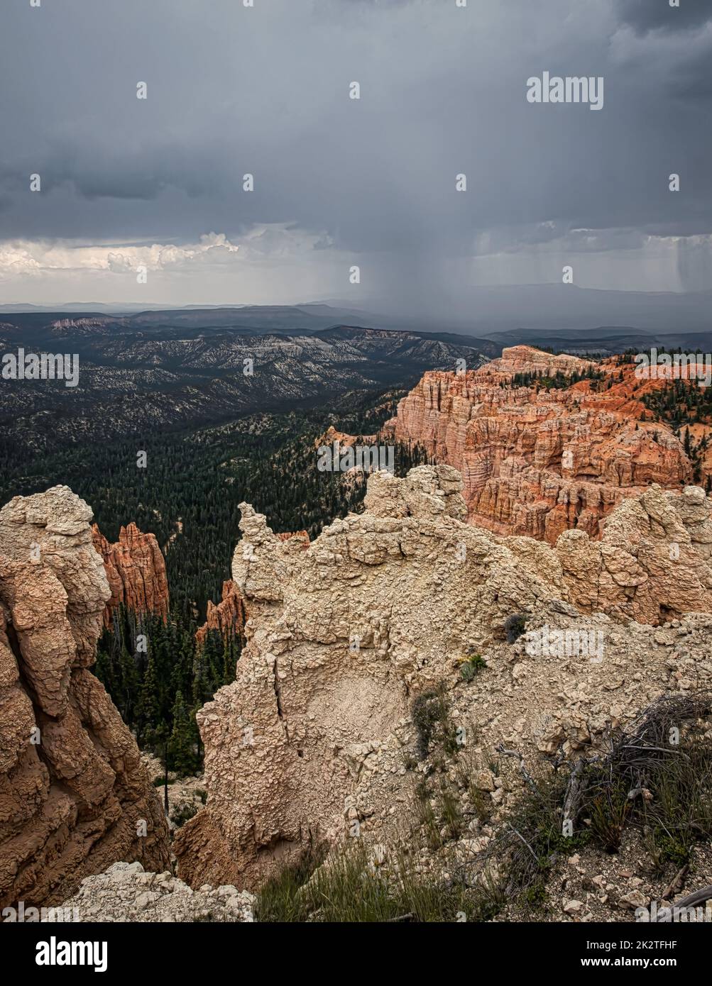 Stürme über dem Bryce Canyon Stockfoto