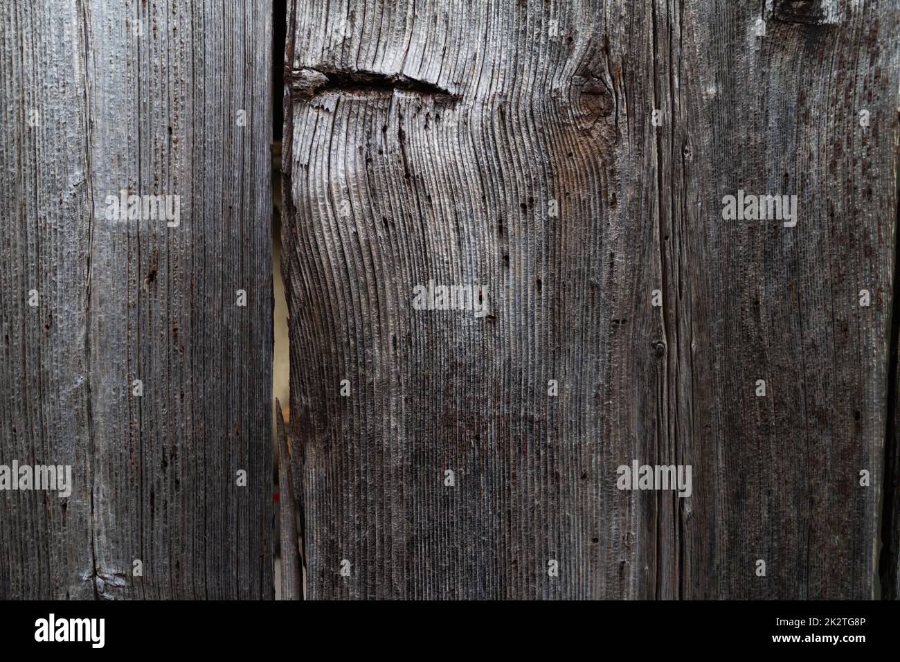 Foto von Holzstruktur im Ausland seit mehr als 30 Jahren im Alter, Italien Stockfoto