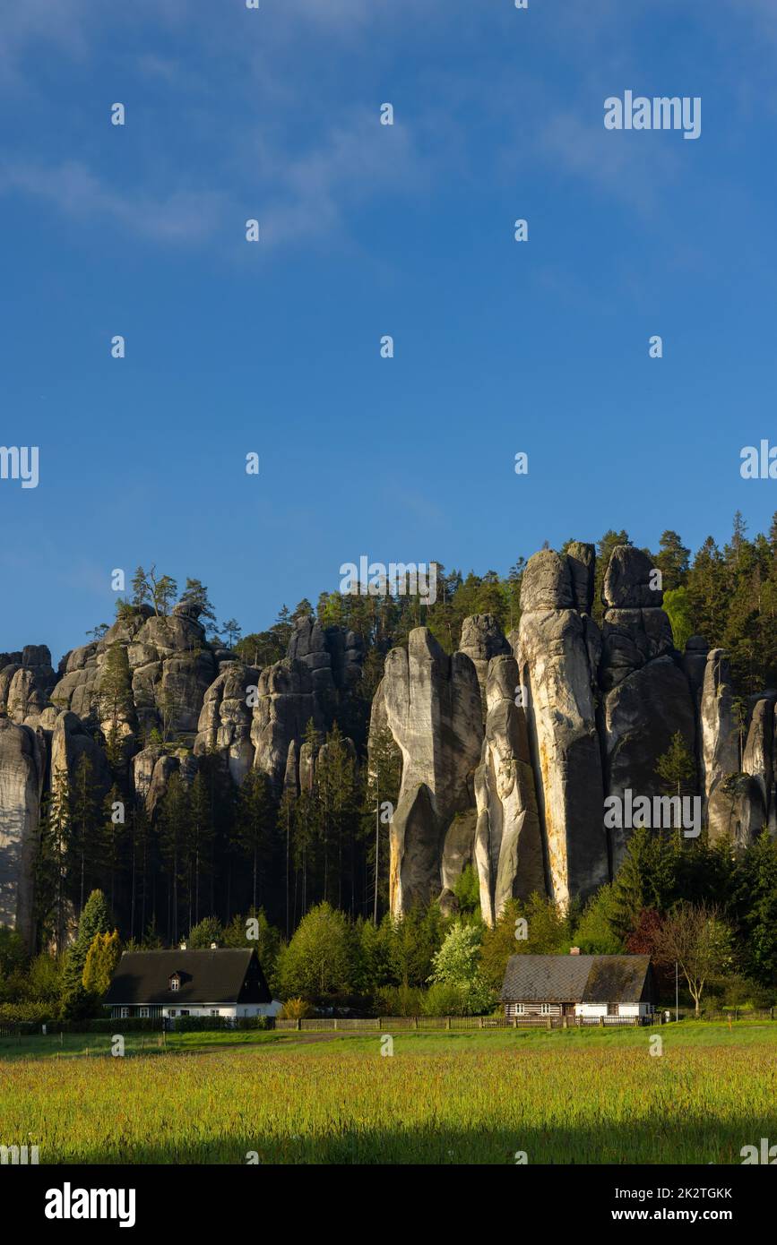 Teplice Adrspach Rocks, Ostböhmen, Tschechien Stockfoto