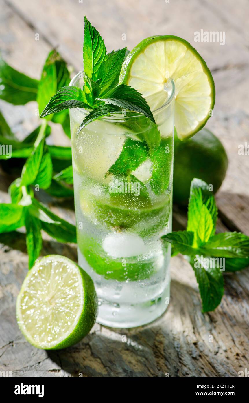 Mojito cocktail Stockfoto