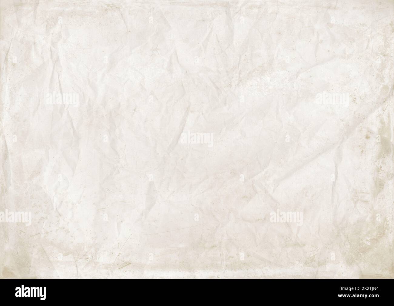 Zerknittertes Papier Textur Hintergrund Stockfoto