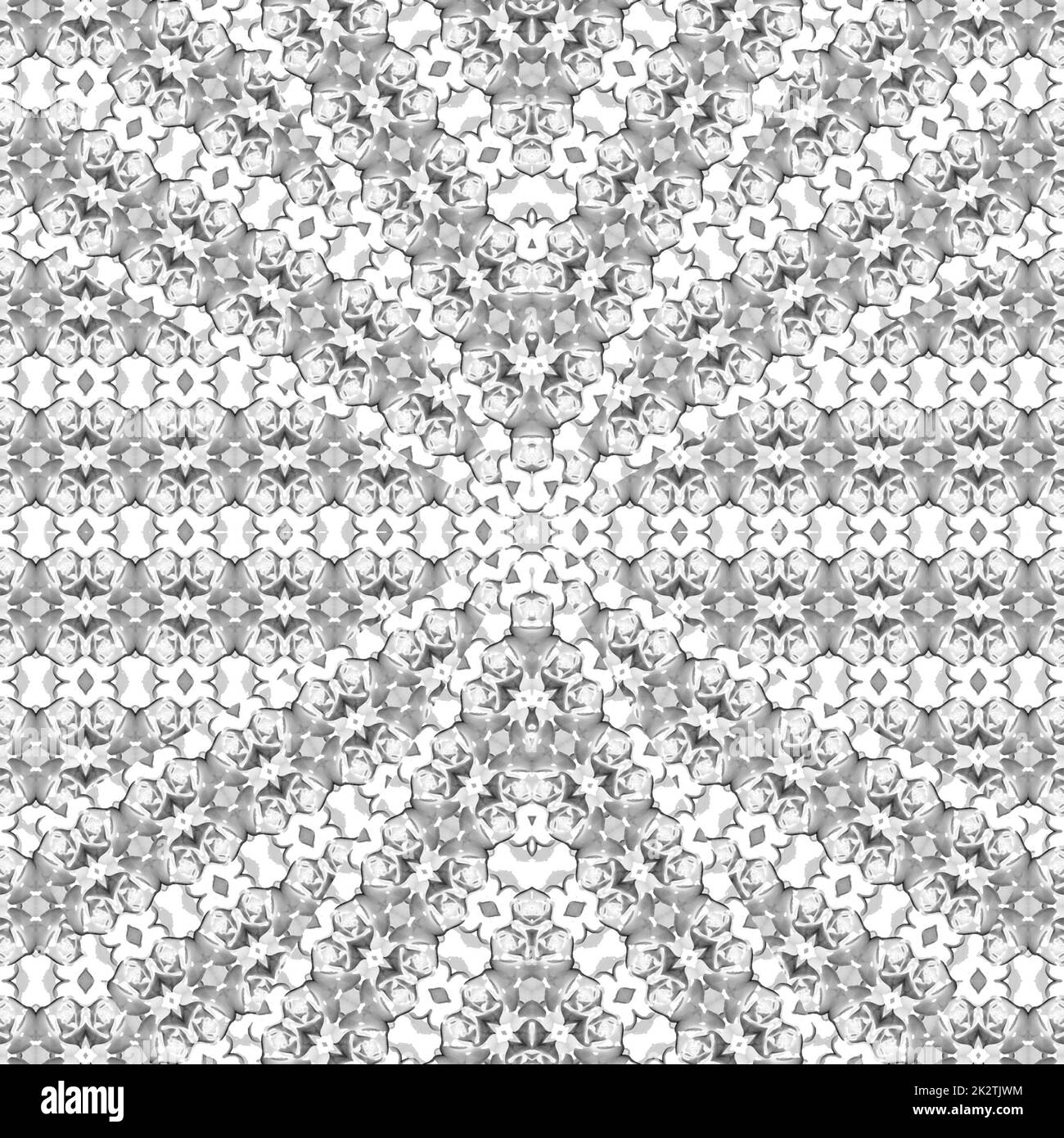 Glänzendes, Nahtloses, Radiales Geometrisches Muster Stockfoto