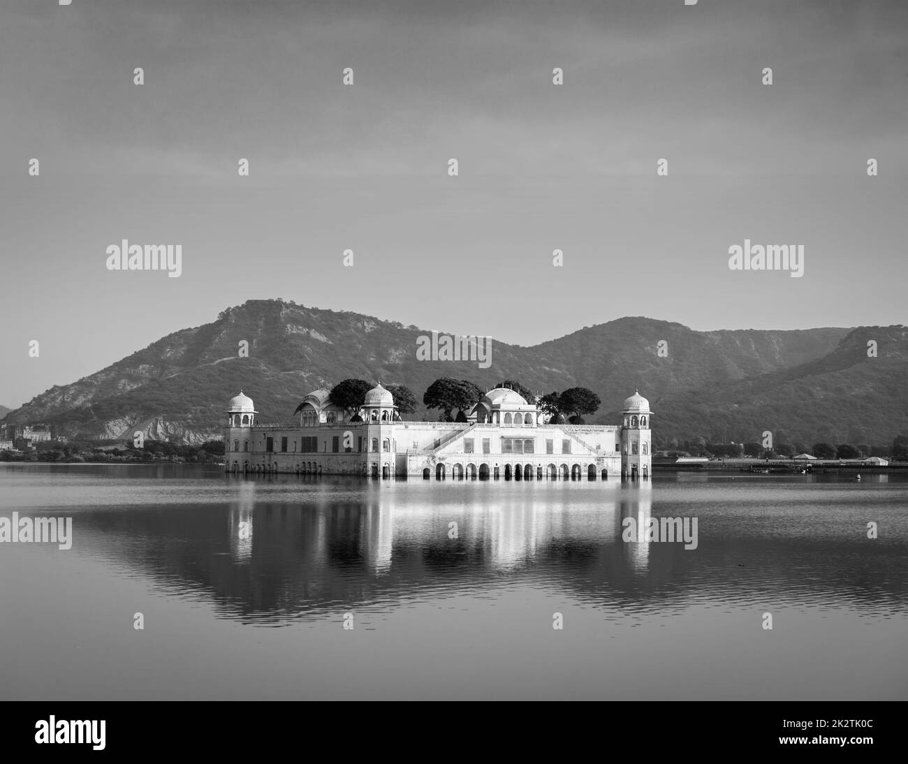 JAL Mahal Wasserpalast. Jaipur, Rajasthan, Indien Stockfoto