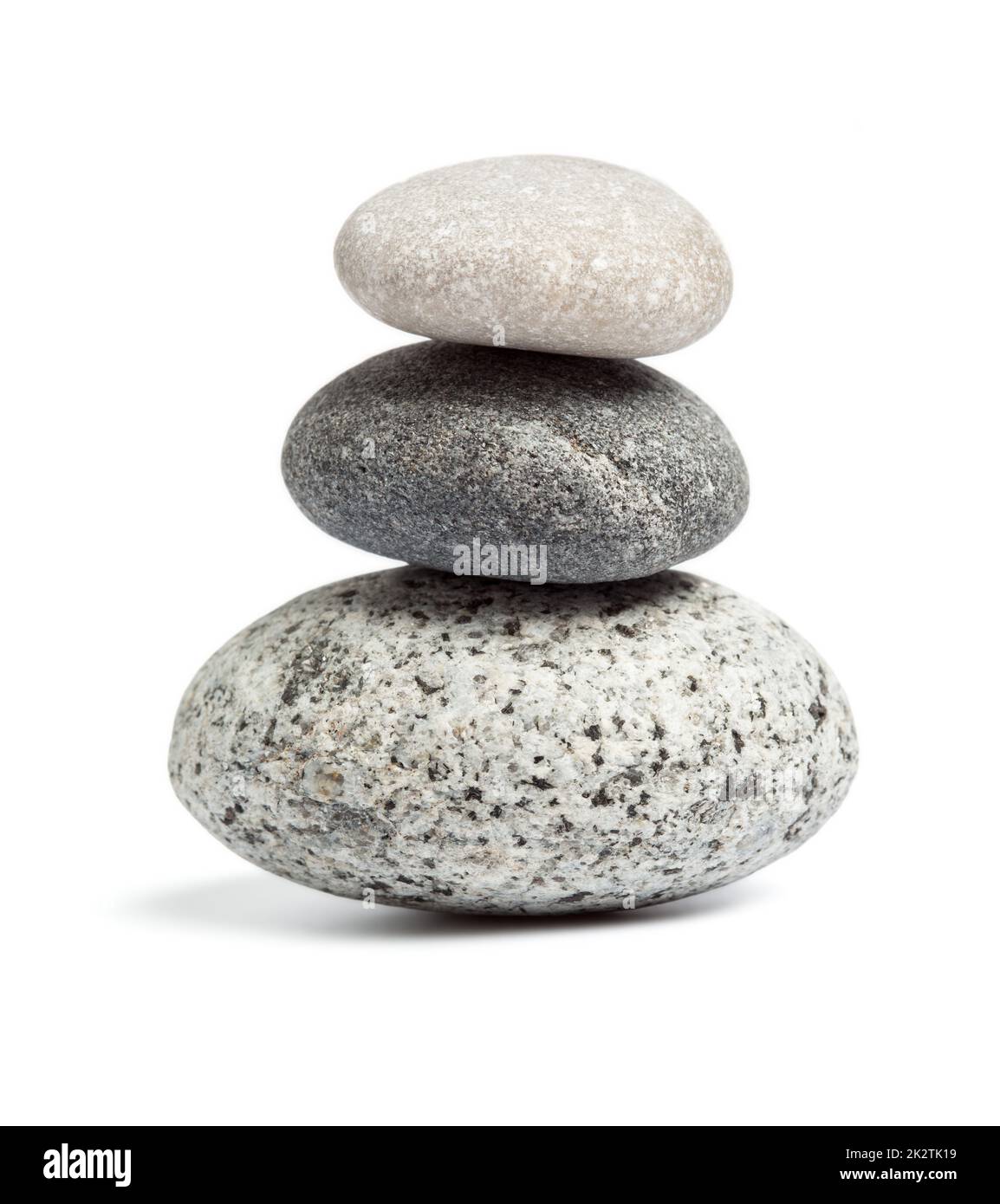 Zen-Steinen-Balance-Konzept Stockfoto