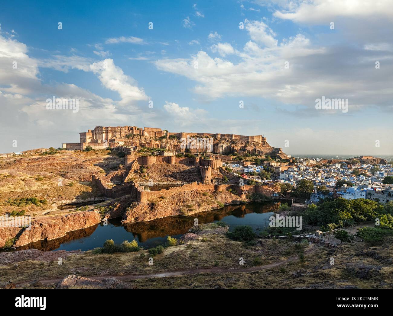 Mehrangarh Fort, Jodhpur, Rajasthan, Indien Stockfoto