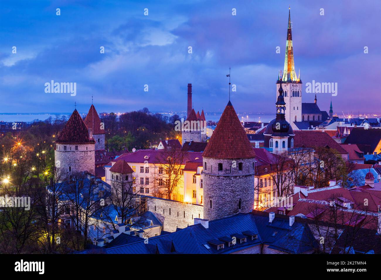 Mittelalterliche Altstadt, Estland Tallinn Stockfoto