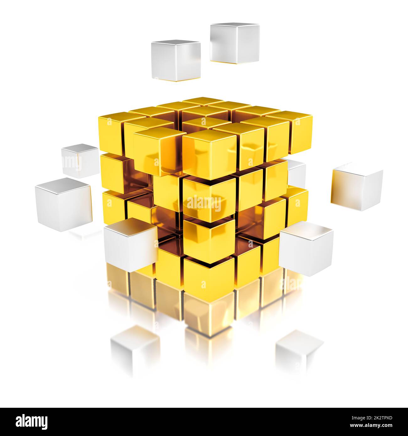 Teamarbeit Abstrace Konzept Stockfoto