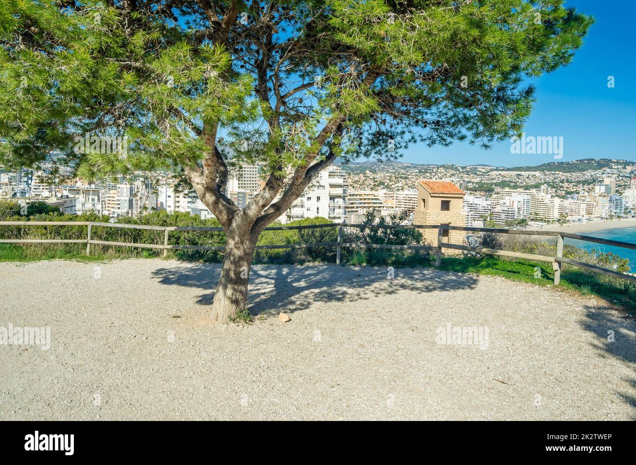 Blick vom Naturpark Penon de Ifach in Calpe, Spanien Stockfoto