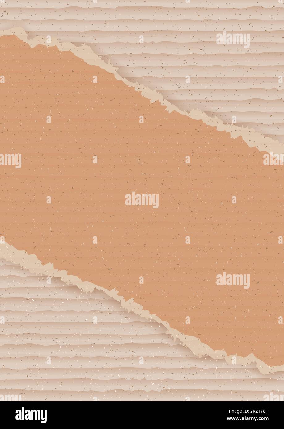 Wellpappe Karton Hintergrund Stockfoto