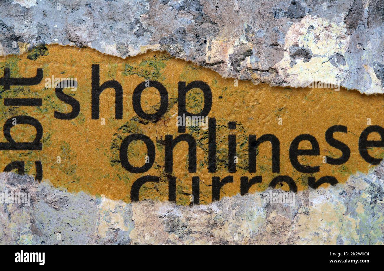 Online-Shop Stockfoto