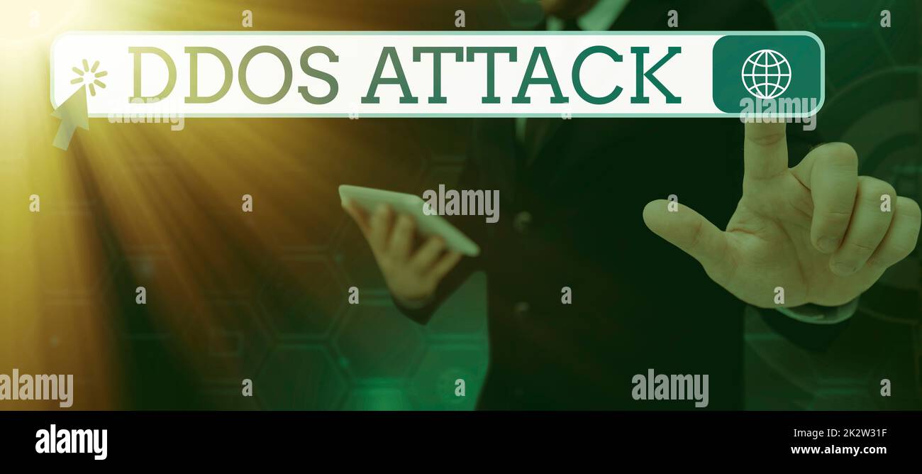 Handschrift Text DDoS Attack. Business Approach Täter versucht, Netzwerkressourcen nicht verfügbar zu machen -48799 Stockfoto