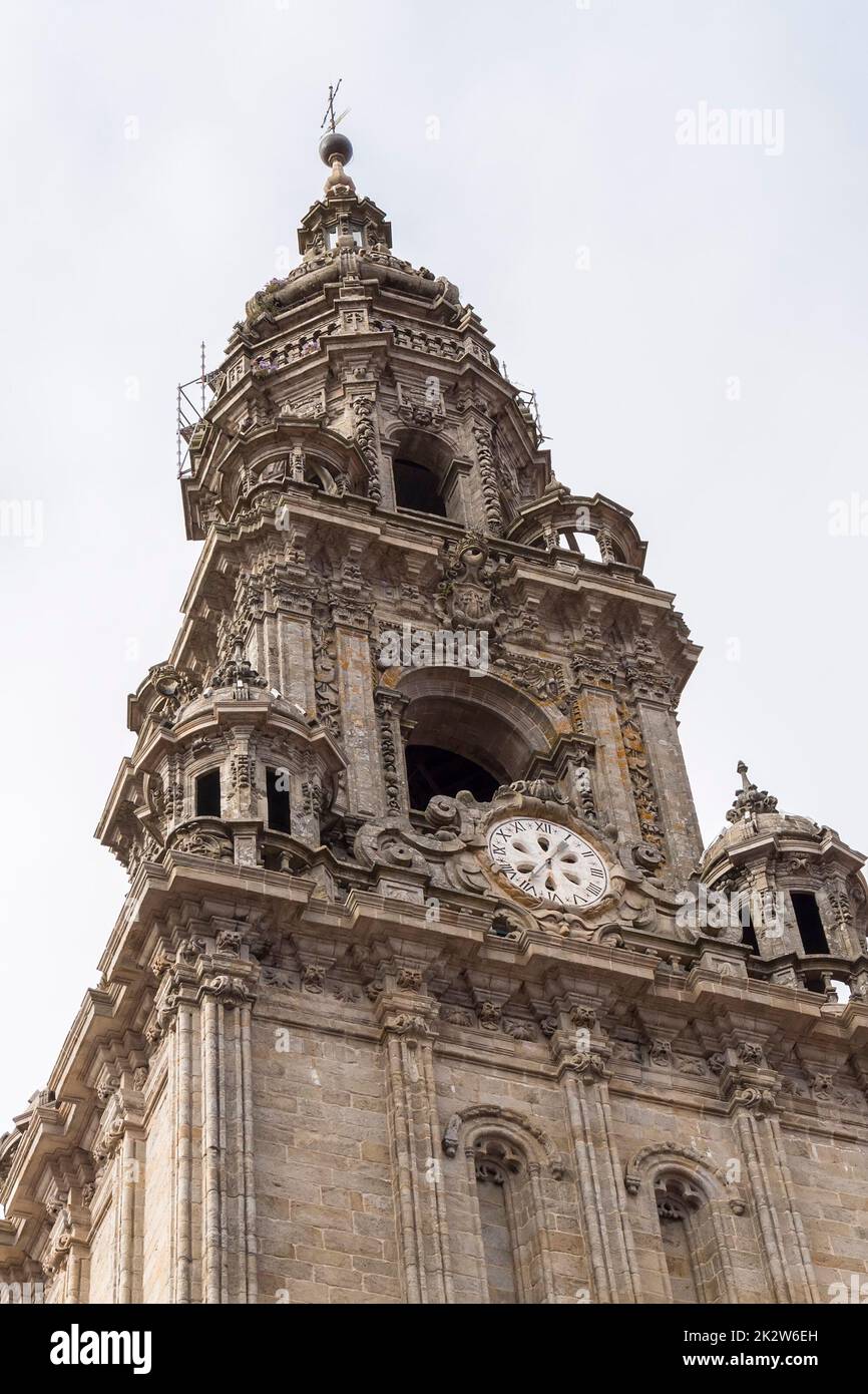 Kathedrale von Santiago de Compostela in Galicien, Spanien Stockfoto