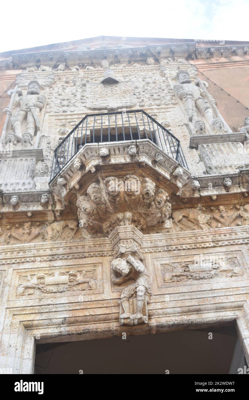 Museo Casa Montejo, zentraler Platz von Merida, Yucatan, Mexiko Stockfoto