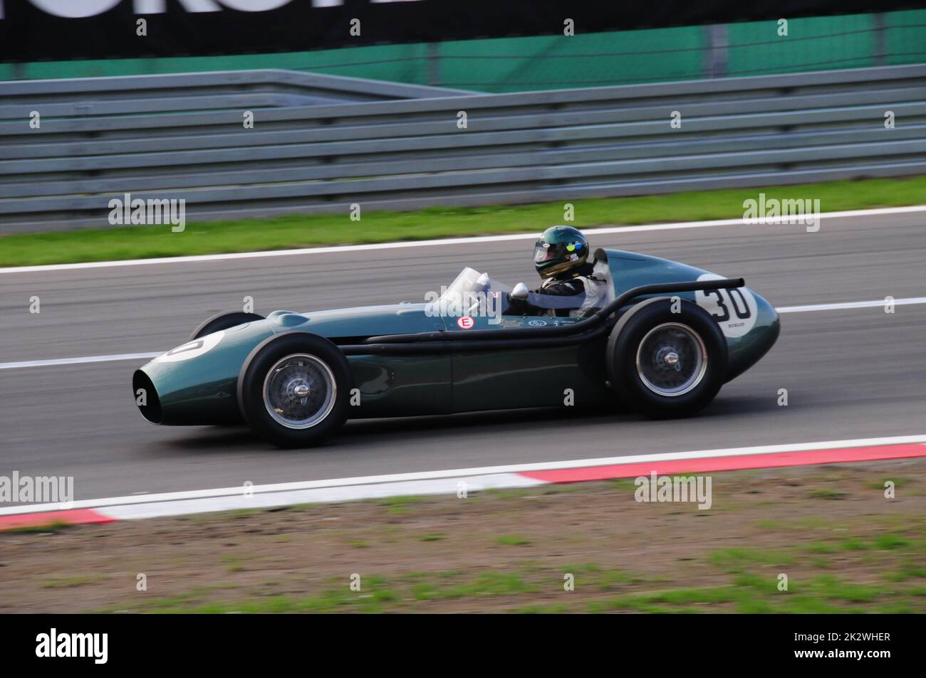 Aston Martin DBR4 '1959 - Foto auf dem Nuerburgring 2010 Stockfoto