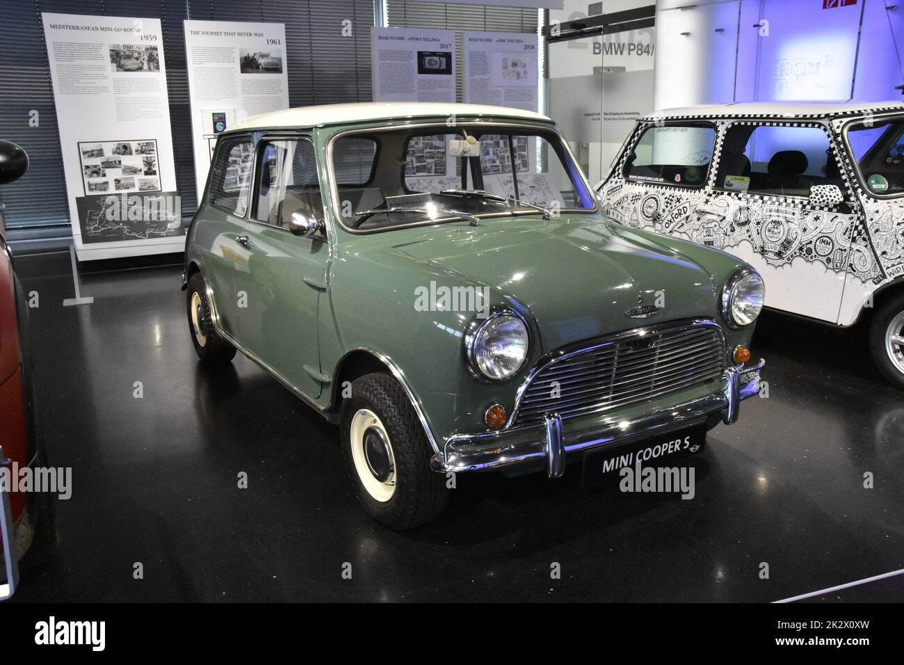 Austin Mini Cooper S 970 '1964 - Foto im BMW-Museum München (Deutschland) 2019 Stockfoto